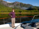 Anne enjoying her first morning on deck ~ Photo Credit: R.Jones