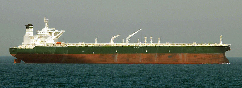 Supertanker, photo credit: Wikipedia.