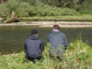 Watching Grizzly with Cub