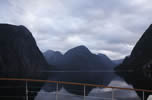 Evening view from the deck of Great Bear II
