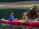 Enjoying low tide in Burnaby Narrows