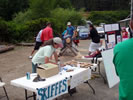 Log sawing competition at Skidegate Days ~ Photo Credit: R.Watkiss
